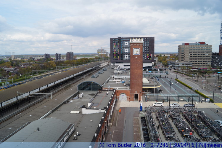 Photo ID: 017246, Looking over the station, Nijmegen, Netherlands