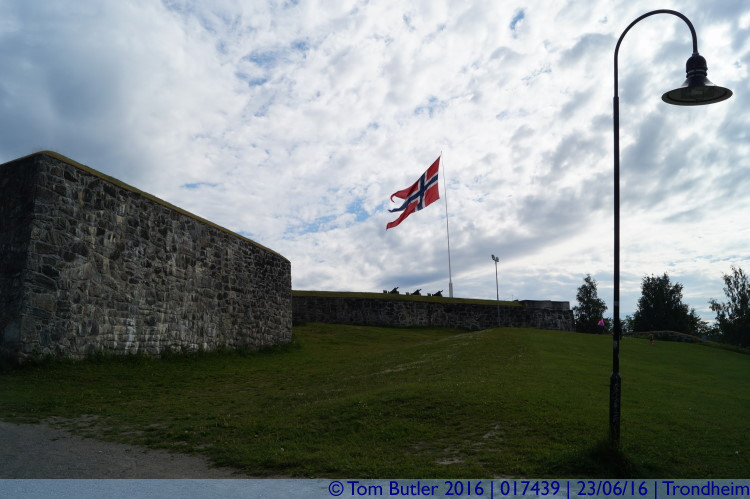Photo ID: 017439, Fortress walls, Trondheim, Norway