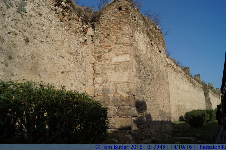 Photo ID: 017949, The upper town walls, Thessaloniki, Greece