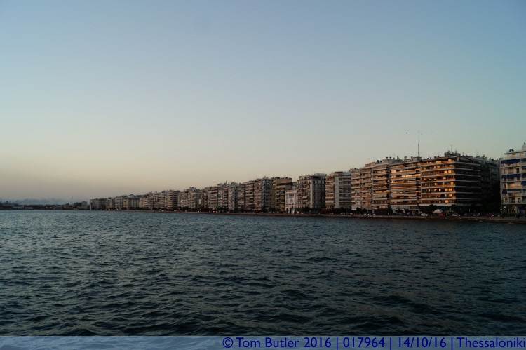 Photo ID: 017964, Last rays on sun on buildings, Thessaloniki, Greece