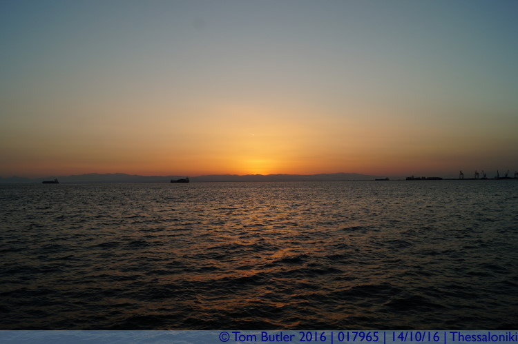 Photo ID: 017965, Last light of day, Thessaloniki, Greece