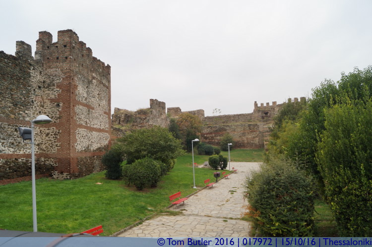 Photo ID: 017972, Upper town walls, Thessaloniki, Greece