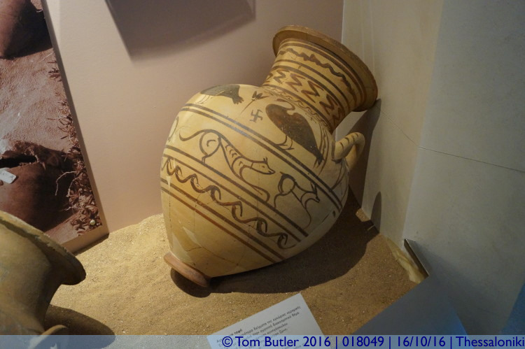 Photo ID: 018049, Decorated urn, Thessaloniki, Greece