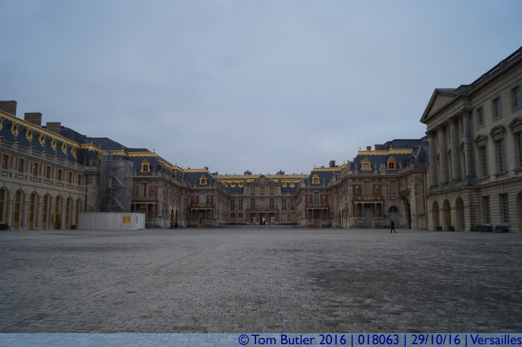 Photo ID: 018063, Inside the Royal Courtyard, Versailles, France