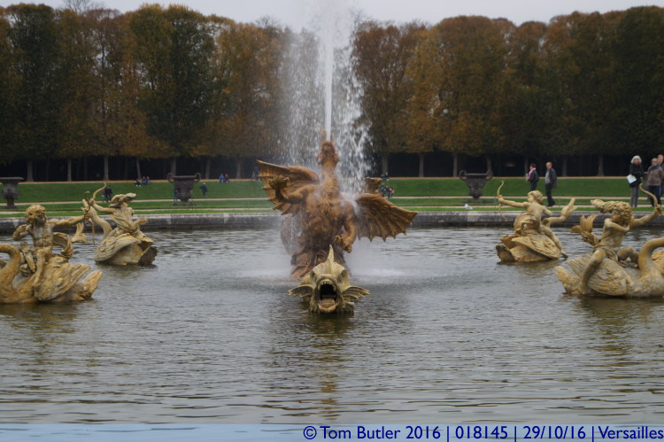 Photo ID: 018145, Dragon Fountain, Versailles, France