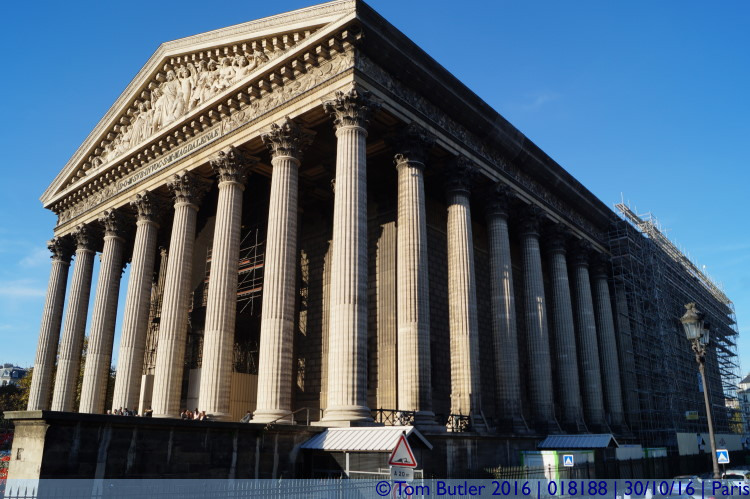 Photo ID: 018188, Side of the Madeleine, Paris, France