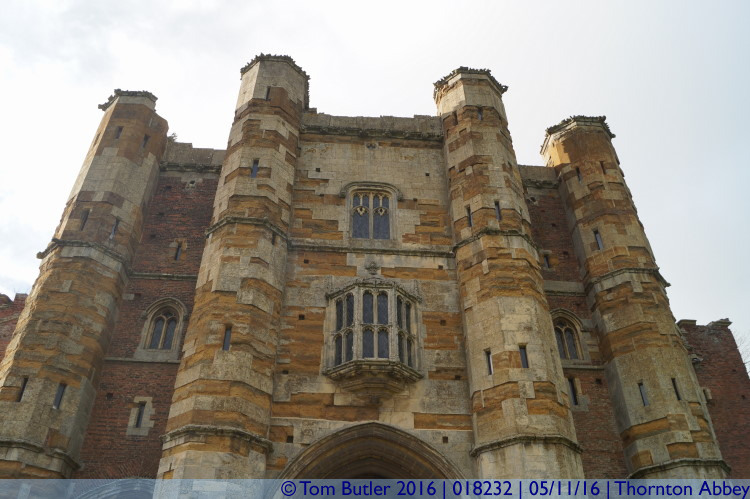 Photo ID: 018232, Rear of the Gatehouse, Thornton Abbey, England