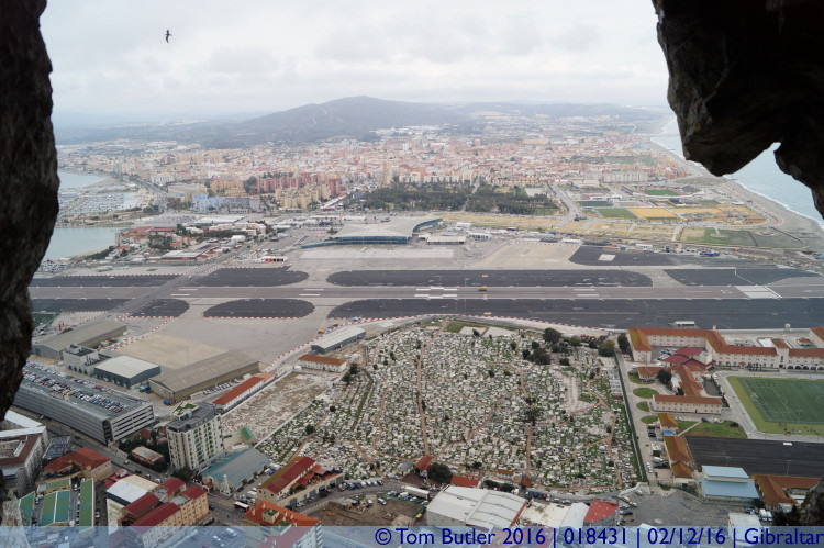 Photo ID: 018431, Airport and Spain, Gibraltar, Gibraltar