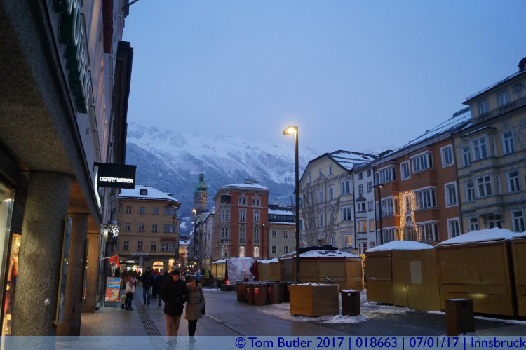 Photo ID: 018663, Mountains and town, Innsbruck, Austria