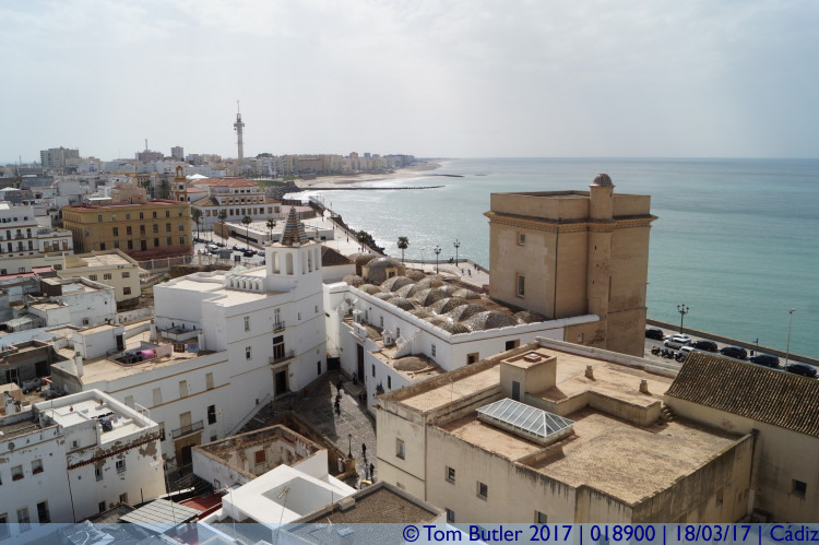 Photo ID: 018900, View from the bell tower, Cadiz, Spain