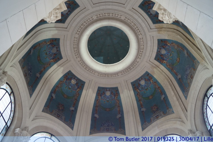 Photo ID: 019325, Dome of the stairwell, Lille, France