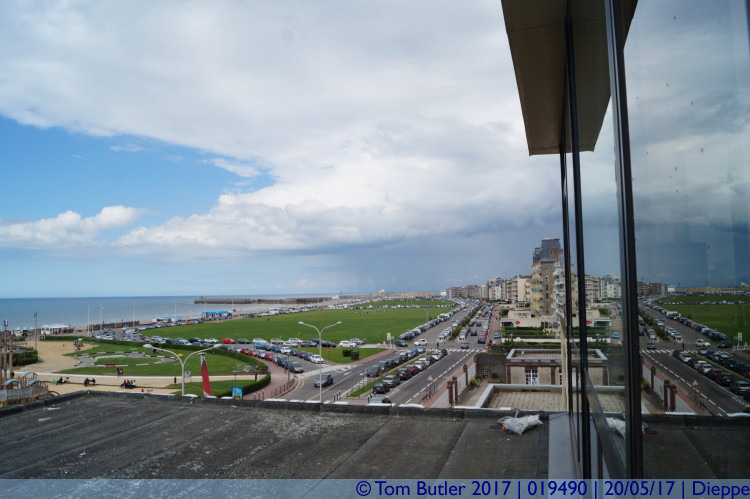 Photo ID: 019490, View from the hotel, Dieppe, France