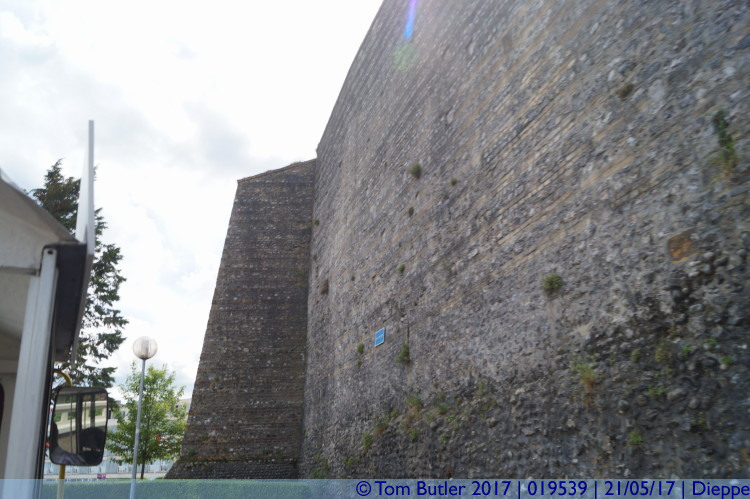 Photo ID: 019539, Fortress walls, Dieppe, France