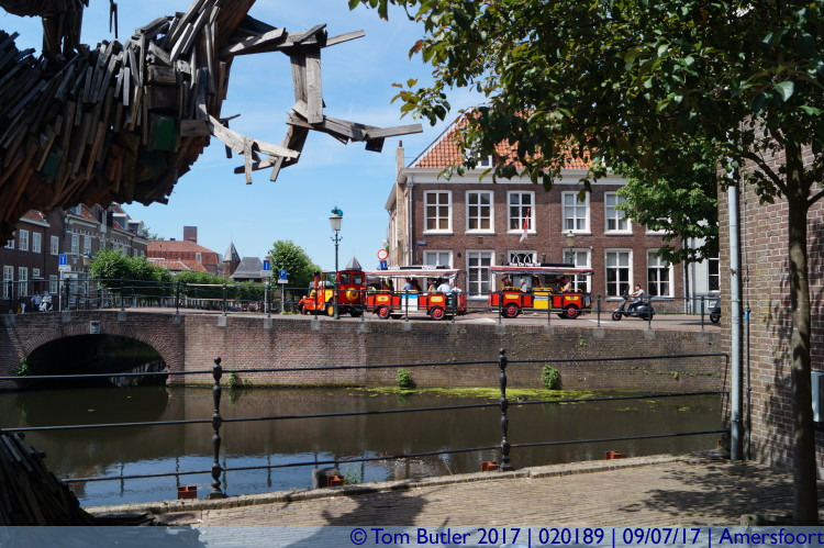 Photo ID: 020179, Land train rolls by, Amersfoort, Netherlands