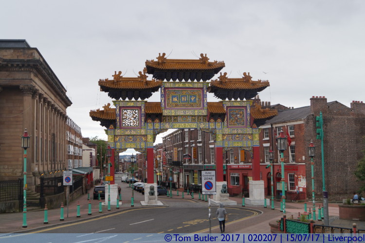 Photo ID: 020207, Chinese Gate, Liverpool, England
