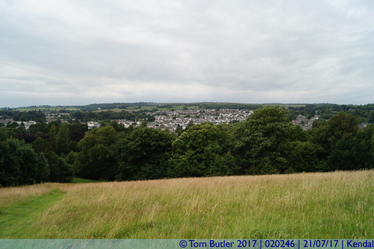 Photo ID: 020246, View from Castle Hill, Kendal, England