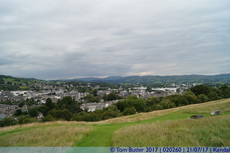 Photo ID: 020260, View from the Castle, Kendal, England