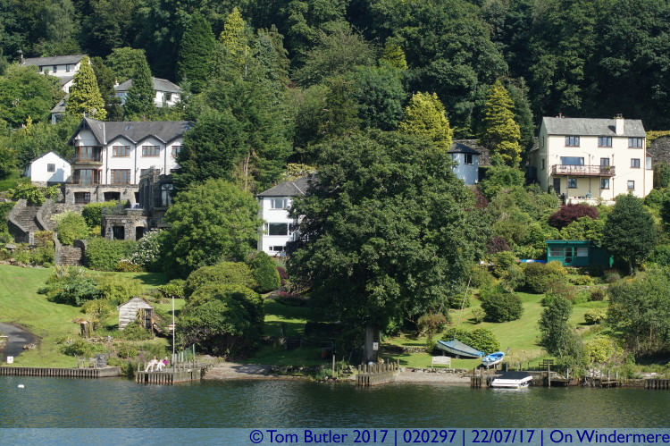 Photo ID: 020297, Lakeside houses, On Windermere, England