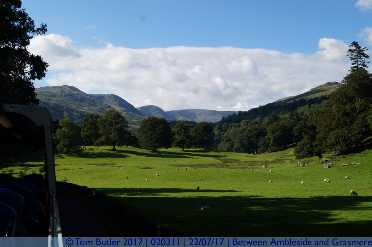 Photo ID: 020311, Into the mountains, Between Ambleside and Grasmere, England