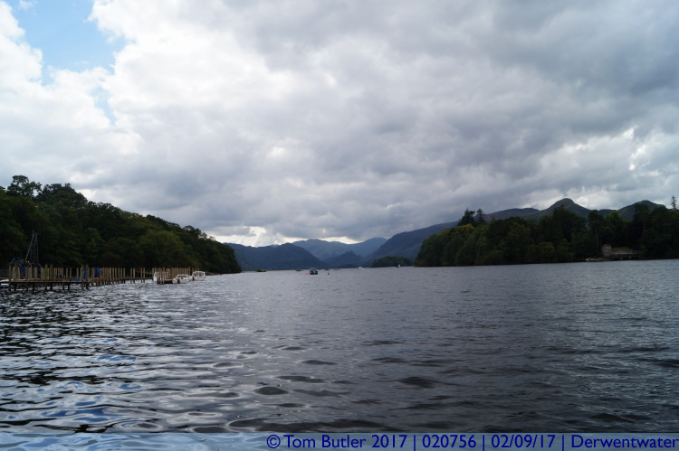 Photo ID: 020756, Looking down the lake, Derwentwater, England
