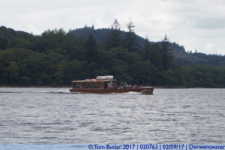 Photo ID: 020763, Passing another launch, Derwentwater, England