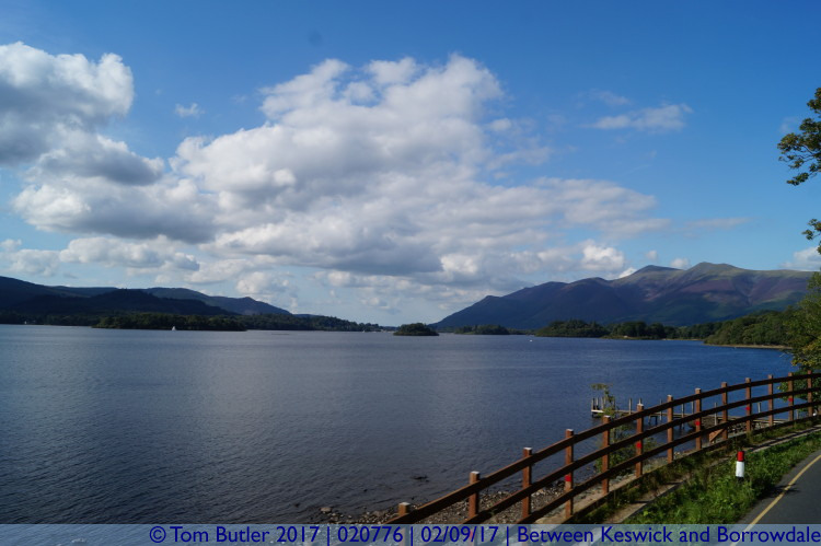 Photo ID: 020776, Looking up the lake, Between Keswick and Borrowdale, England