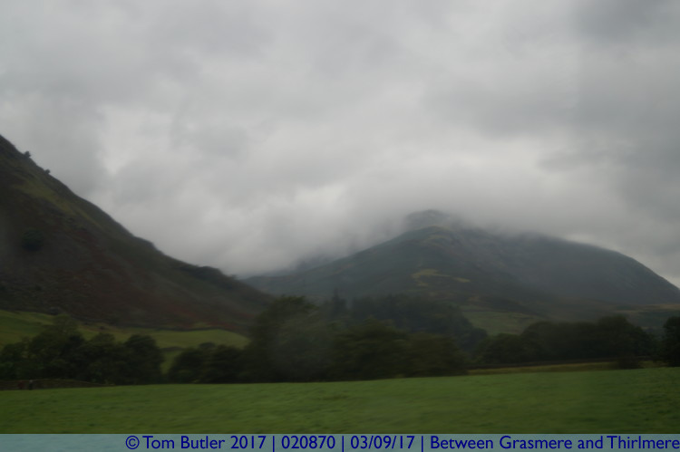 Photo ID: 020870, Shrouded in cloud, Between Grasmere and Thirlmere, England