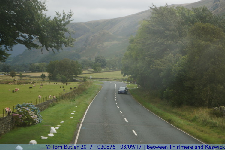 Photo ID: 020876, The road to Keswick, Between Thirlmere and Keswick, England