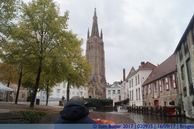 Photo ID: 020935, Approaching Onze Lieve Vrouw , Bruges, Belgium