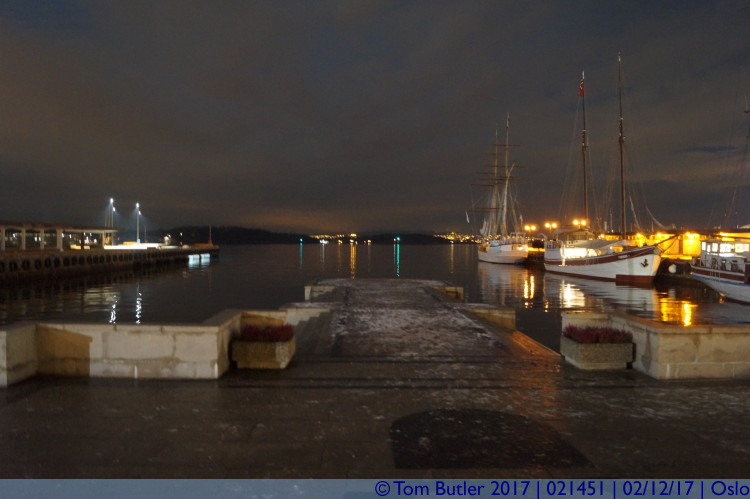 Photo ID: 021451, Fjord at night, Oslo, Norway