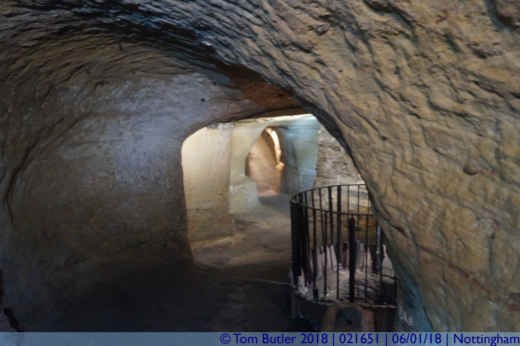 Photo ID: 021651, Inside the caves, Nottingham, England