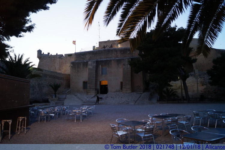 Photo ID: 021748, Castle courtyard, Alicante, Spain