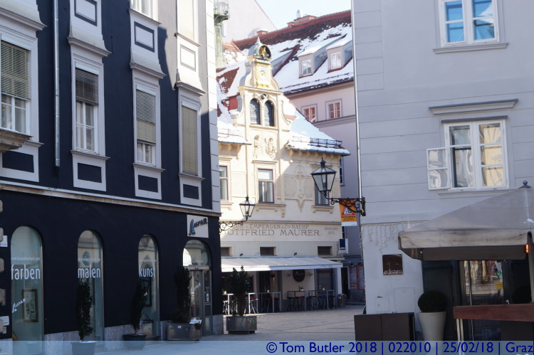 Photo ID: 022010, Looking towards Glockenspielplatz, Graz, Austria