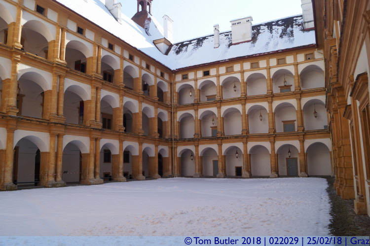 Photo ID: 022029, Castle courtyard, Graz, Austria