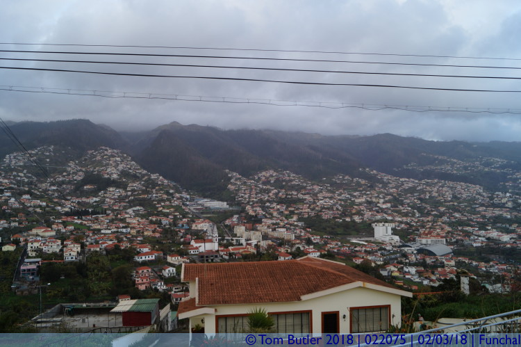 Photo ID: 022075, View from Pico Barcelos, Funchal, Portugal