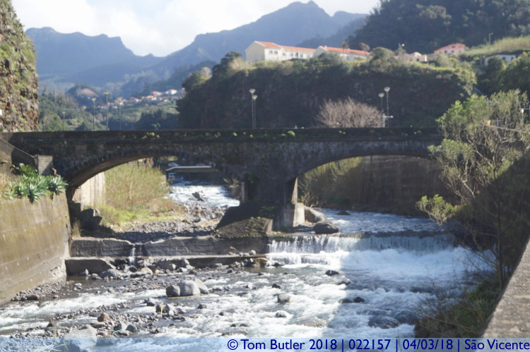 Photo ID: 022157, Town bridge and river, So Vicente, Portugal