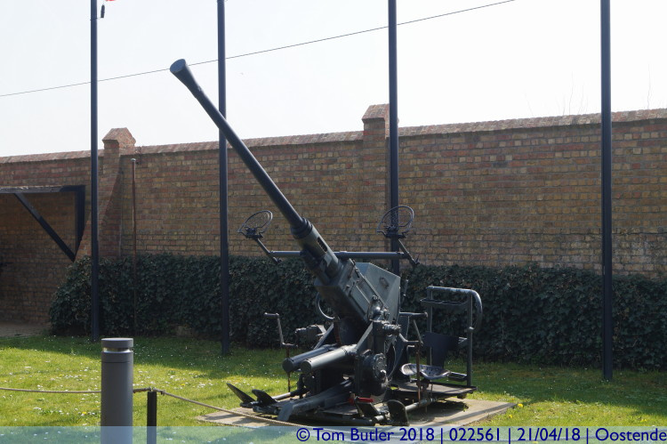 Photo ID: 022561, Flak gun, Oostende, Belgium