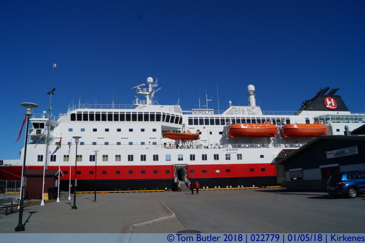 Photo ID: 022779, MS Nordlys at Kirkenes, Kirkenes, Norway