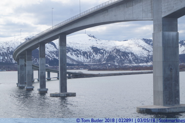 Photo ID: 022891, Under the bridge, Stokmarknes, Norway