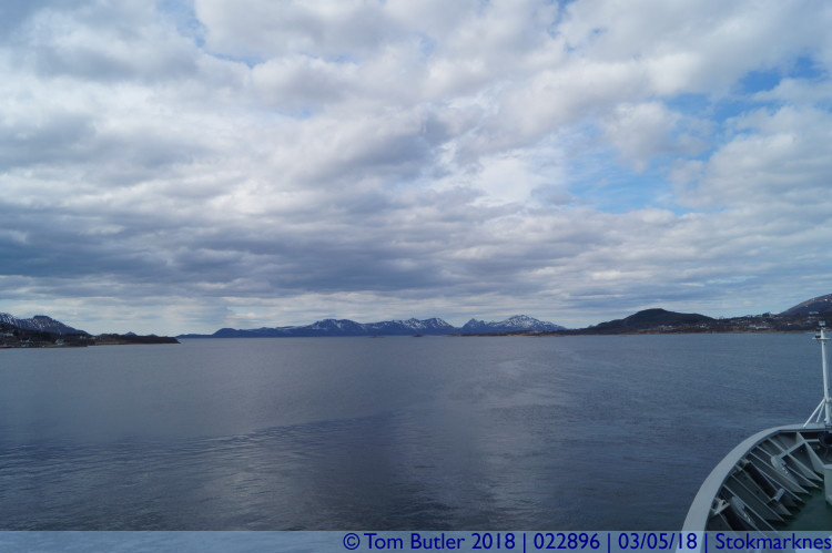 Photo ID: 022896, View from the harbour, Stokmarknes, Norway