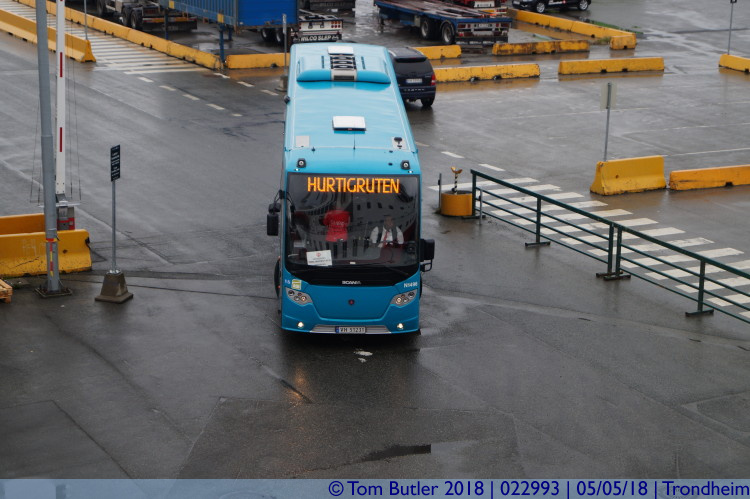 Photo ID: 022993, Ferry replacement bus, Trondheim, Norway