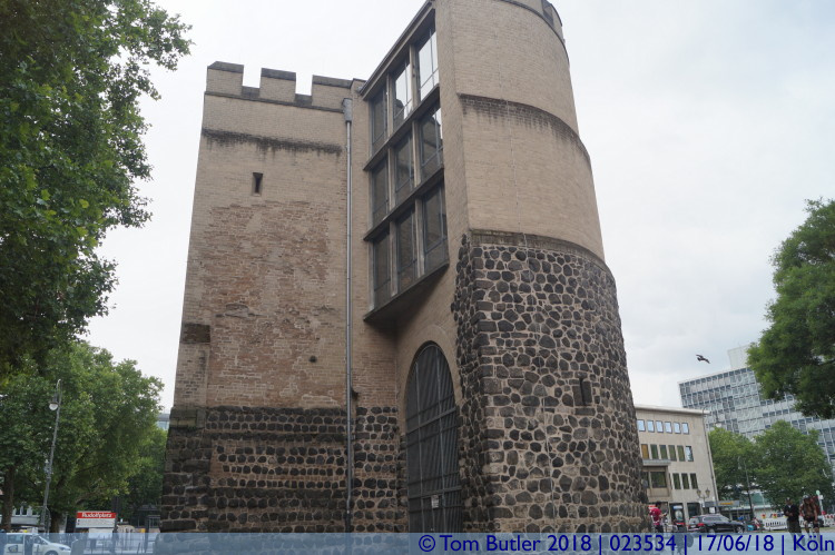 Photo ID: 023534, Side of the Hahnentor, Cologne, Germany