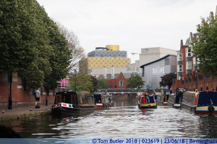 Photo ID: 023619, Canals and Libraries, Birmingham, England