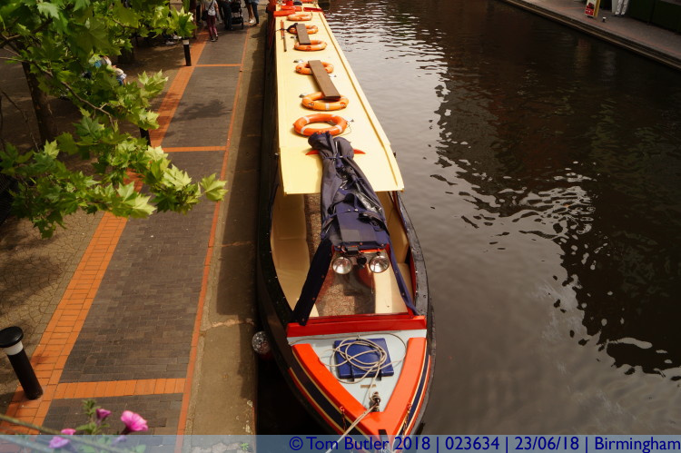 Photo ID: 023634, Narrowboat tour, Birmingham, England