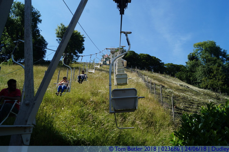 Photo ID: 023686, On the Chairlift, Dudley, England