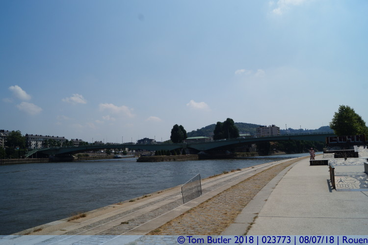Photo ID: 023773, Seine and Pont Pierre Corneille, Rouen, France