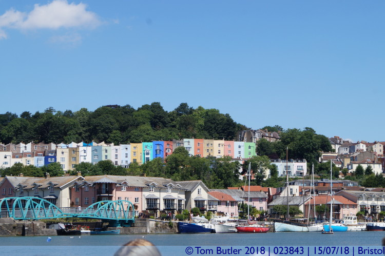 Photo ID: 023843, Colourful houses, Bristol, England