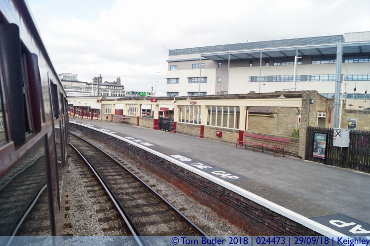 Photo ID: 024473, Looking across to the national rail station, Keighley, England
