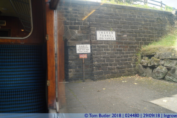 Photo ID: 024480, Entering the tunnel, Ingrow, England