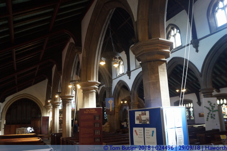 Photo ID: 024496, Inside the parish church, Haworth, England